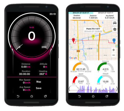 اپلیکیشن Speed View GPS