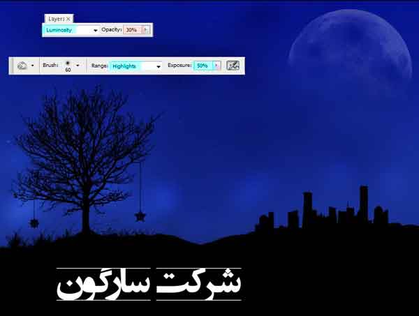 ایجاد پس زمینه زیبا در فتوشاپ