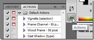 آموزش کار با اکشن ها در فتوشاپ