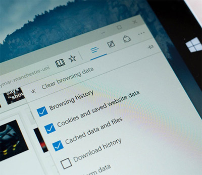 تاریخچه مرورگر Microsoft Edge را حذف کنید